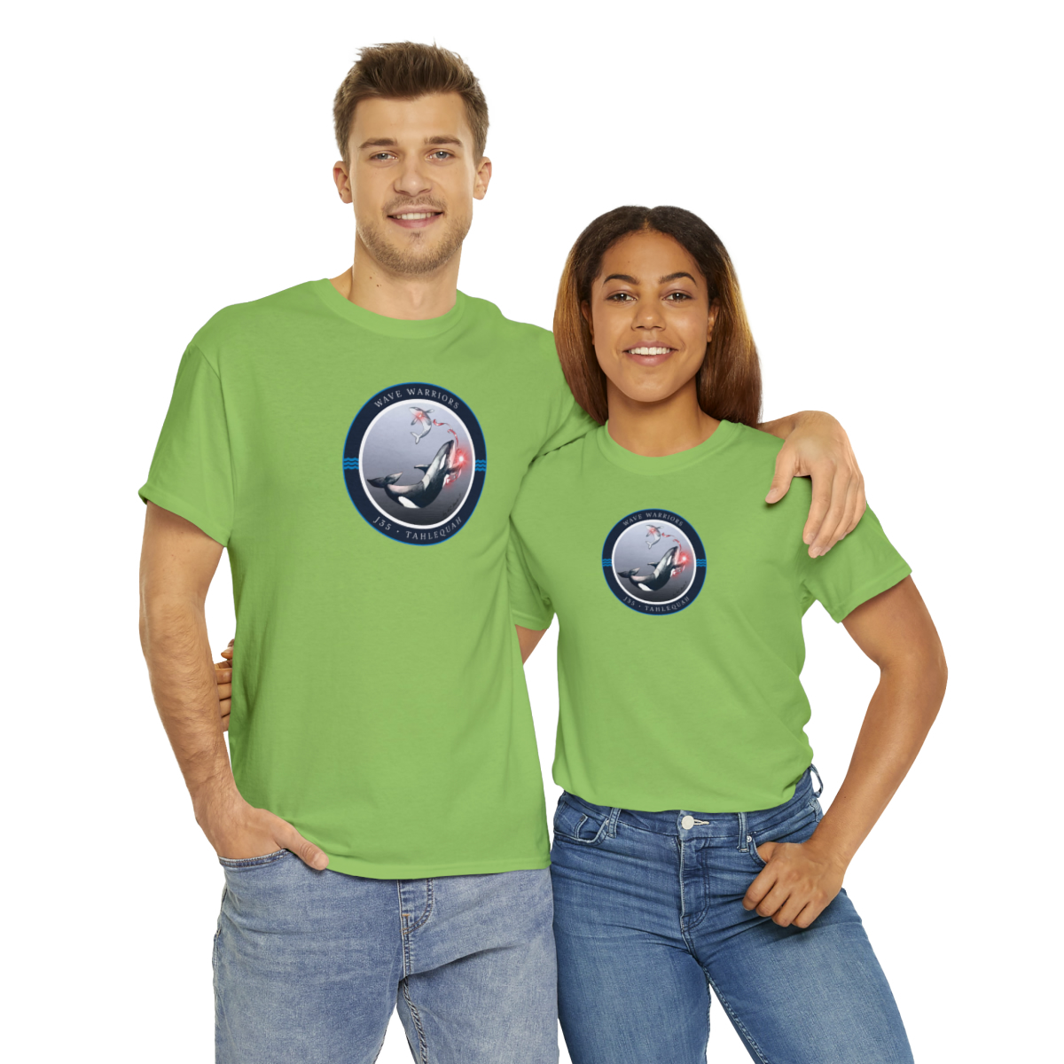 J35 Talequah tshirt in green